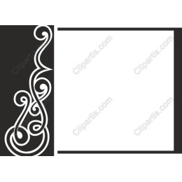 Elegant Swirl Frame