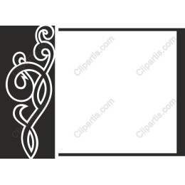 Decorative Floral Frame