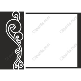 Elegant Decorative Border Clipart