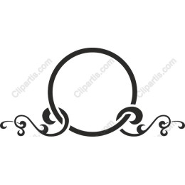 Elegant Circular Decorative Frame