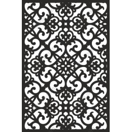 Intricate Floral Scrollwork Pattern