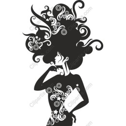 Floral Elegance Woman
