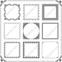 Elegant Decorative Frames Set