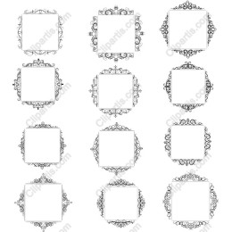Elegant Decorative Frames Set