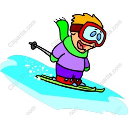 Joyful Skier