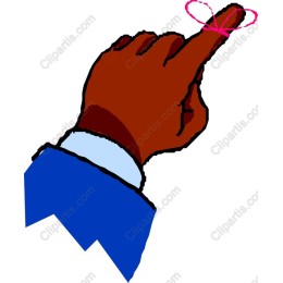 Vibrant Hand Gesture with Whimsical Swirl