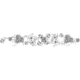 Elegant Floral Border