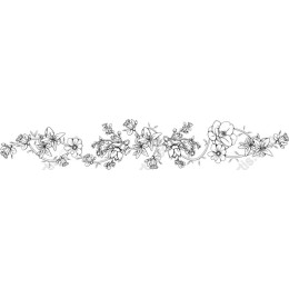 Delicate Floral Line Art