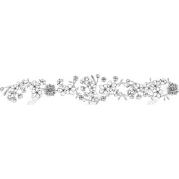 Elegant Hand-Drawn Floral Border