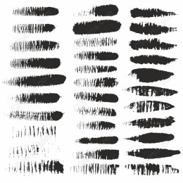 Grunge Brush Strokes Set
