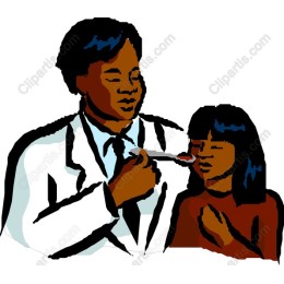 Caring Doctor and Child