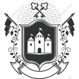 Majestic Fortress Coat of Arms