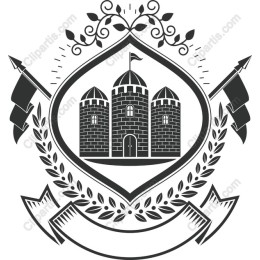 Majestic Medieval Castle Emblem