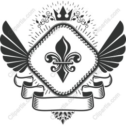 Regal Fleur-de-lis Heraldic