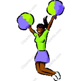 Vibrant Cheerleader