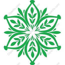 Green Leaf Mandala