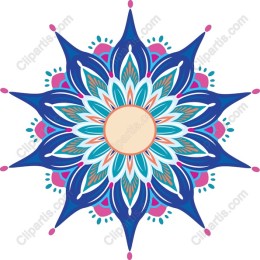 Radiant Floral Mandala