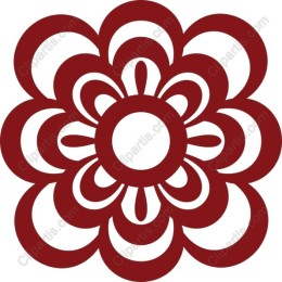 Elegant Burgundy Floral