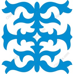 Decorative Blue Ornamental
