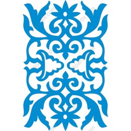 Elegant Blue Floral