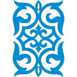 Elegant Blue Ornamental