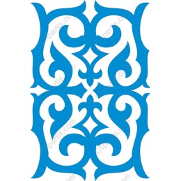 Ornate Floral in Blue