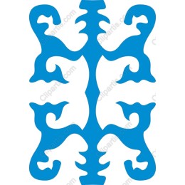 Symmetrical Blue Artful