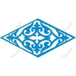 Elegant Blue Diamond Pattern
