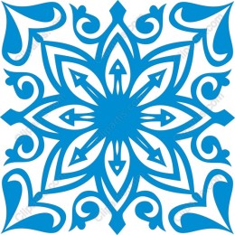 Ornate Blue Mandala