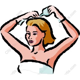 Stylish Woman Hair Care