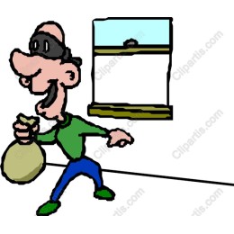 Cartoon Burglar