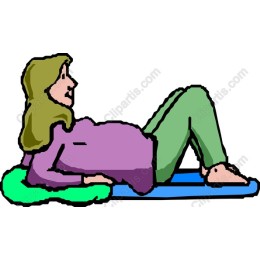Pregnant Woman Relaxing