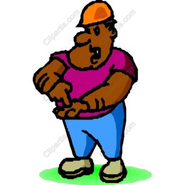 Playful Cartoon Male Character