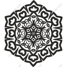 Intricate Floral Mandala