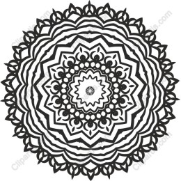 Mandala - Intricate Black and White