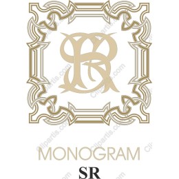 Elegant Monogram R - Premium