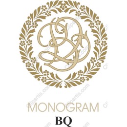 Luxury Floral BQ Monogram