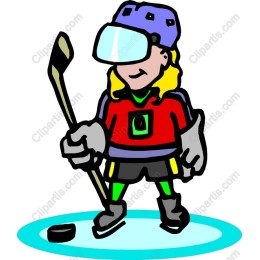 Youthful Hockey Player