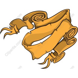 Elegant Golden Scroll