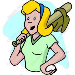 Cheerful Girl with Umbrella