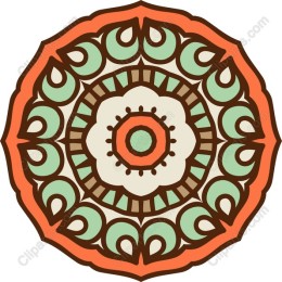 Vibrant Mandala in and