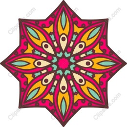 Intricate Star-Shaped