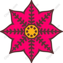 Vibrant Stylized Flower