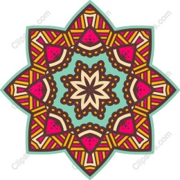 Geometric Star Mandala
