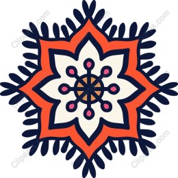 Vibrant Floral Mandala