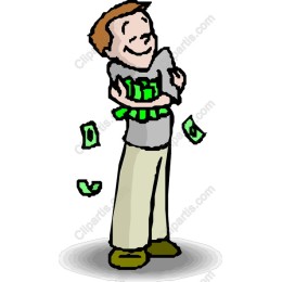 Cheerful Cash Embrace