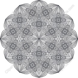 Exquisite Intricate Mandala