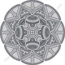 Intricate Mandala Circle