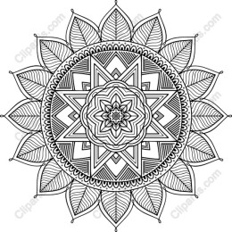 Mandala - Elegant Black and White