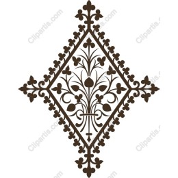 Elegant Floral Diamond